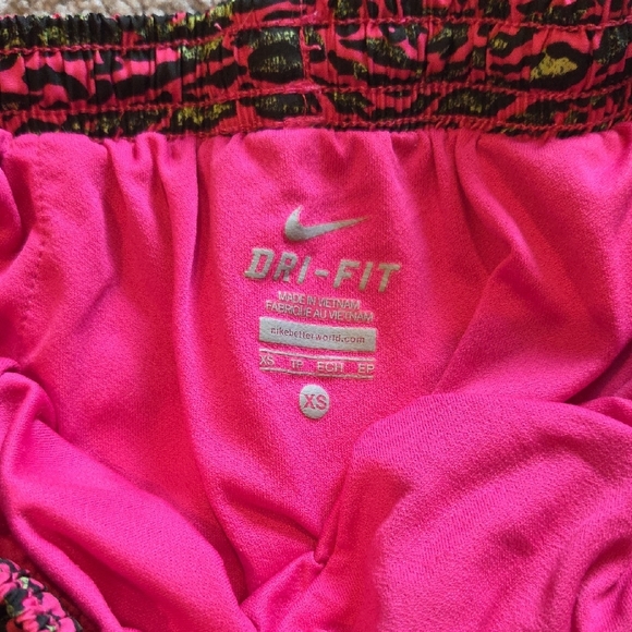 Nike Pink and Black Athletic Shorts - Picture 2 of 3